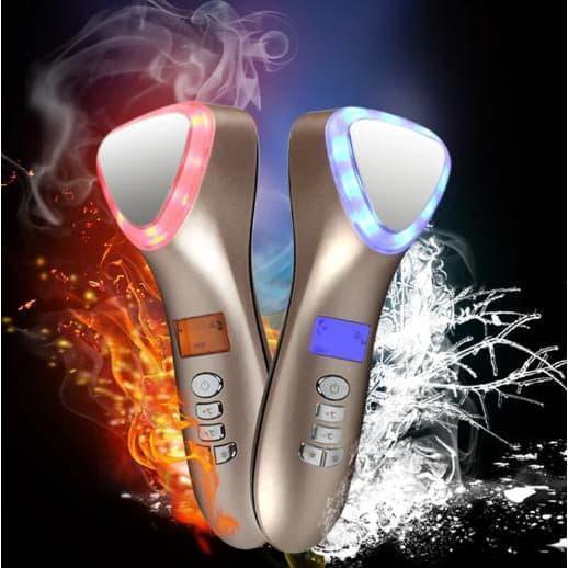 Hot Cold hammer wireless led photon RF ems mesotherapy antiaging
