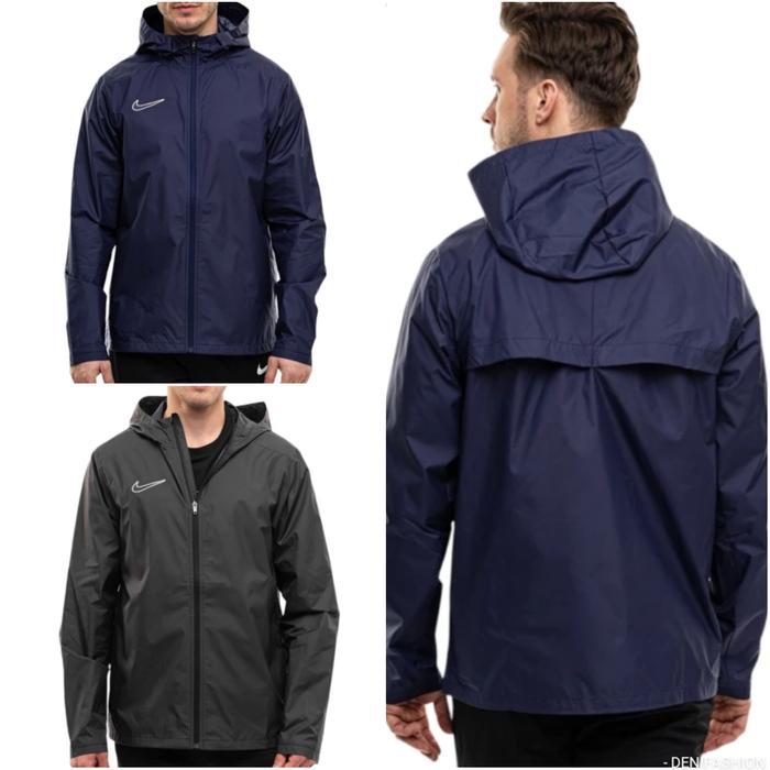 Jaket Olahraga Pria Original Branded Nike Warna Hitam Dan Dongker Jaket Lari Running Ori