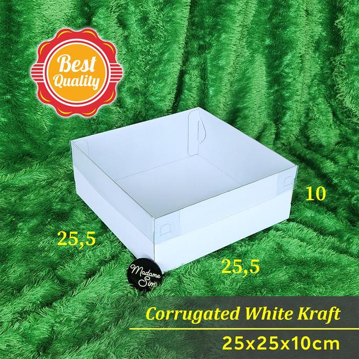 Box Mika - Dus Kue - Kotak - Kardus 25X25X10 - Wk