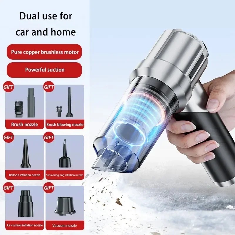 Car Vacuum Cleaner Wireless Portable Mini Vacuum Cleaner Handheld Powerful Vacuum Car Cleaner
