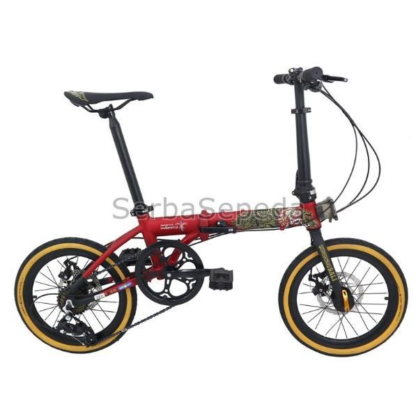 Foldx X-Lite Sepeda Lipat Bali 16 Inci - Merah