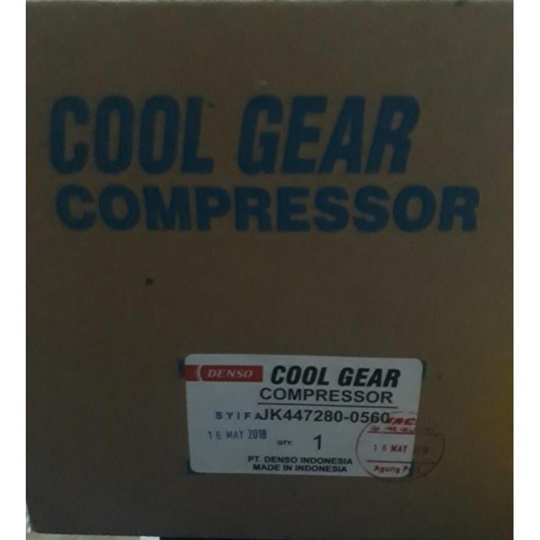 COMPRESSOR KOMPRESSOR KOMPRESOR AC INNOVA BENSIN SINGLE AC DENSO ASLI OK.
