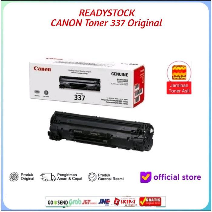 Canon Toner 337 Hitam Asli Cartridge untuk Printer ImageCLASS MF3110/210 Series dan Satino