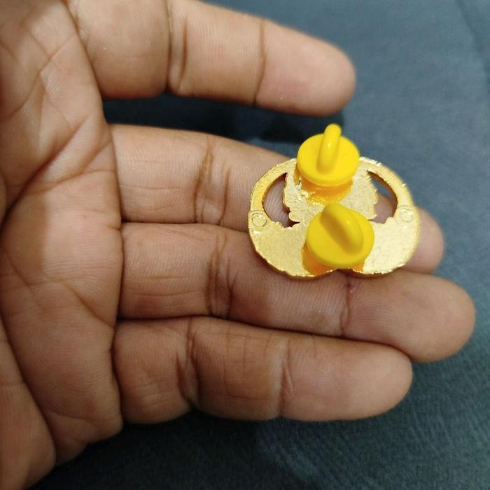 Pin Lencana Korpri Model Paku Peniti - Warna Emas