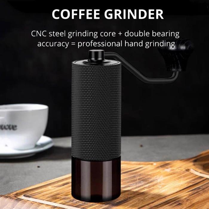 Hand Coffee Grinder Kopi Manual Stainless Steel Conical Burr JS-20