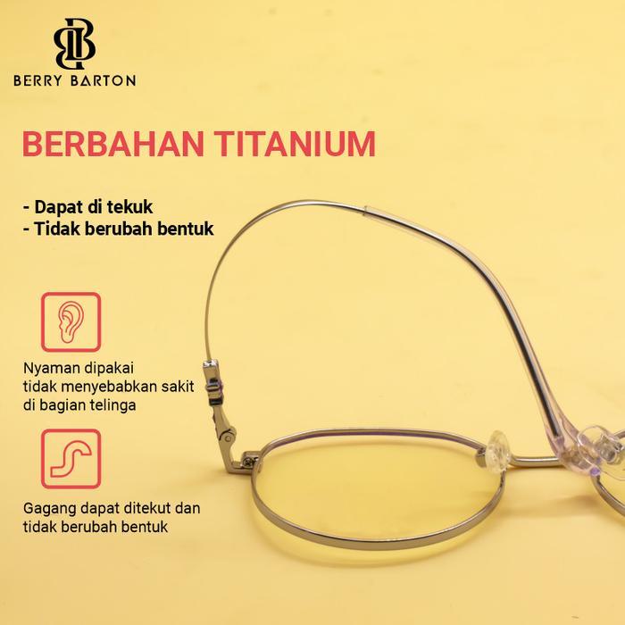 Berrybarton Kacamata Frame 89015 #Gratisongkir