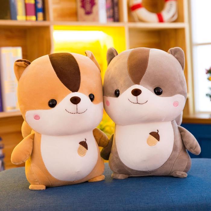 Boneka Tupai Lucu Imut Berbahan Halus Dan Lembut