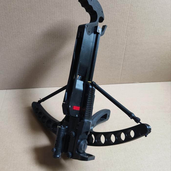 Mainan 3D Printed Legolini Versi 2 Repeating Slingbow Panah Busur