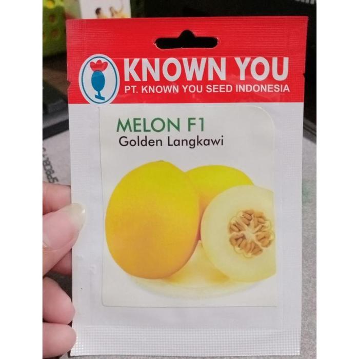 KYS - benih MELON GOLDEN LANGKAWI isi 5 biji - benih melon kuning -