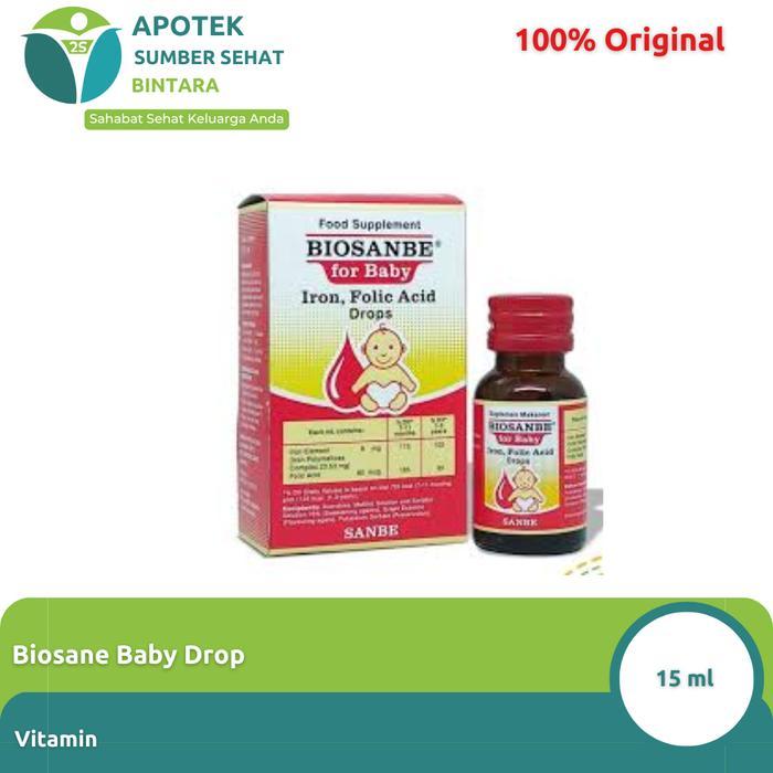 Sedia Biosanbe Baby Drop Biosanbe Kids Sirup - Vitamin Zat Anak