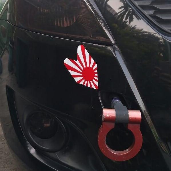 stiker Wakaba Bendera Jepang Matahari Terbit