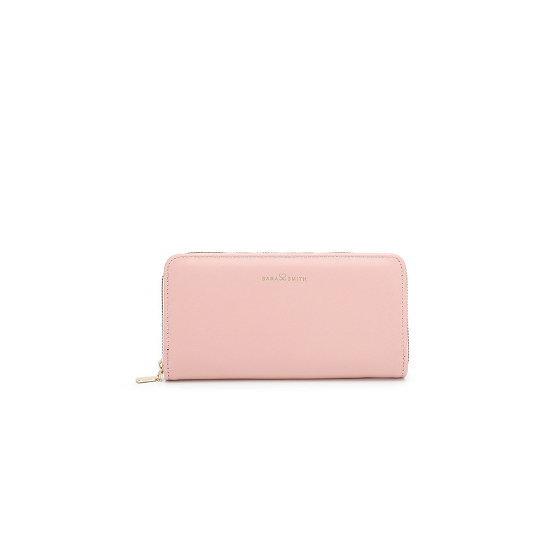 Sara Smith Women's Long Wallet / Purse (Dompet Wanita) - Merah Jambu Wanita