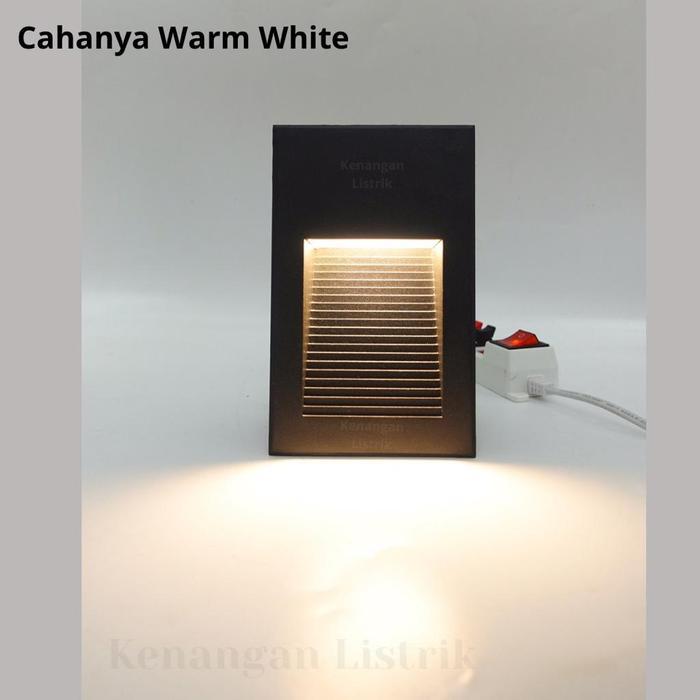 LAMPU TANAM DINDING TANGGA LED 3WATT OUTDOOR/INDOOR