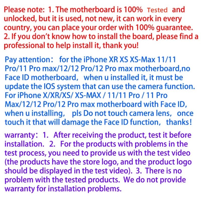 100% Working For iPhone 8 Plus Motherboard Unlocked For iphone 7 Plus Logic Board clean iCloud with