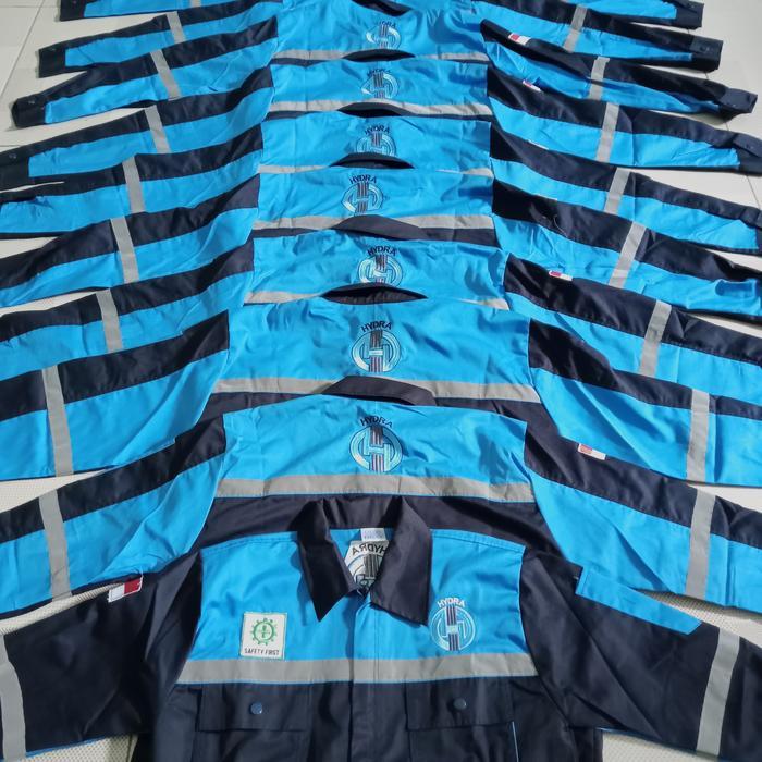 Wearpack safety,baju kerja bordir