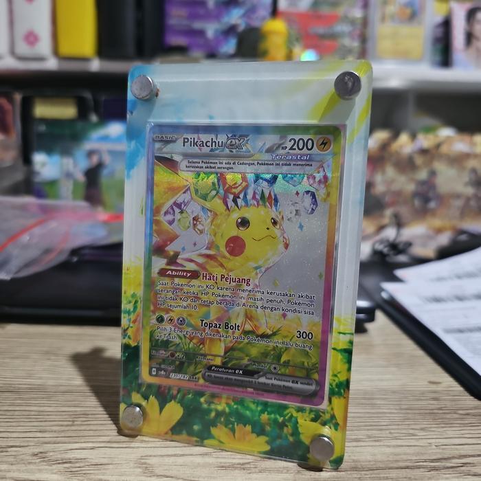 Stand Frame Pikachu Ex Sar Kilat Rasi Ready