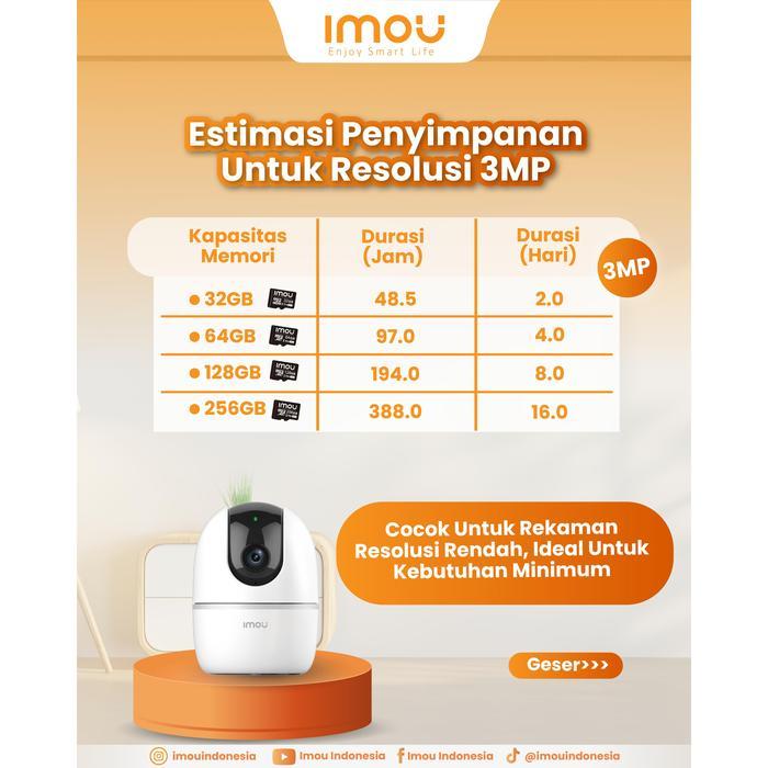 Imou Ranger A1 5MP 360 (2) Two Way Audio Sirine Alarm Paket IP Camera CCTV Wireless Praktis
