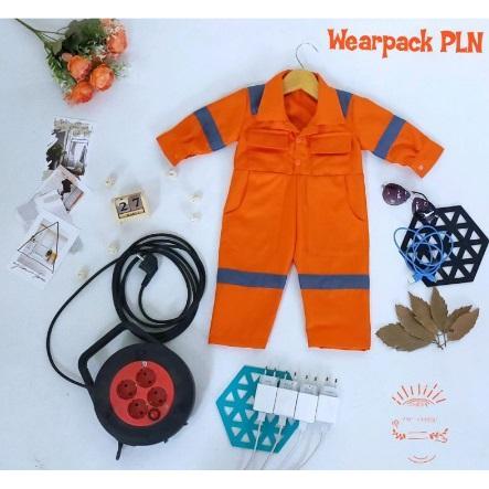 Wearpack Pertamina PLN Baju Profesi Anak Kostum Karnaval