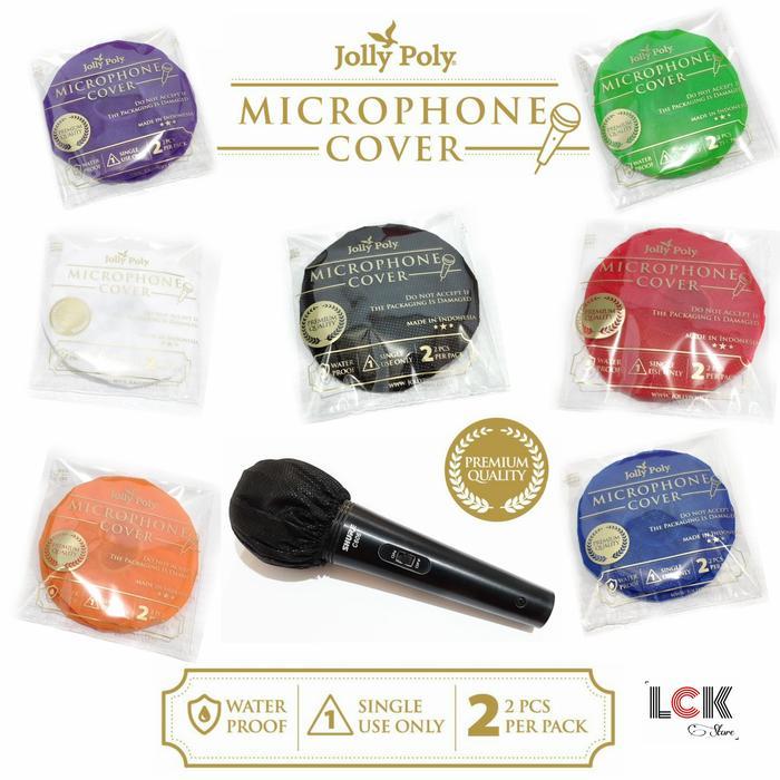 shure microphone cover warna / shure mic /sarung mic bahan kain filter