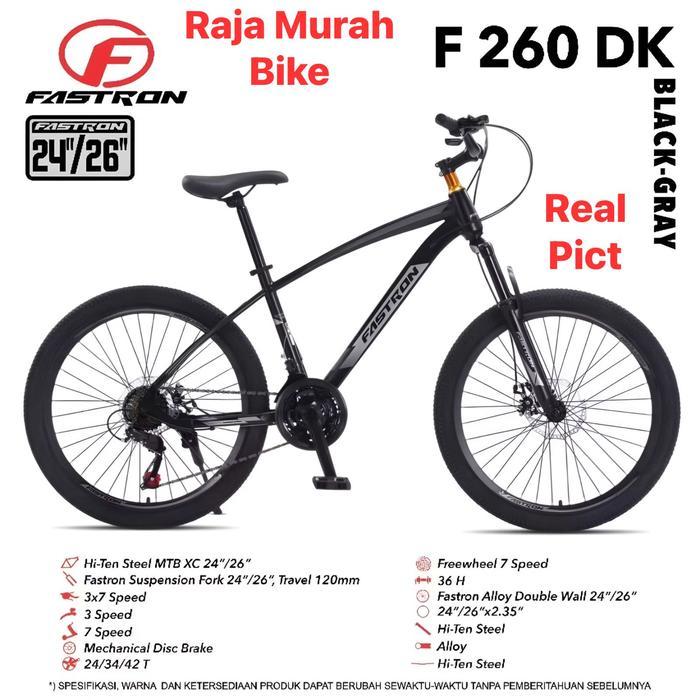 Sepeda Gunung Mtb 26 Inch Fastron F-260 DK Sepeda Gunung Mtb Fastron F260 DK 26 Inch