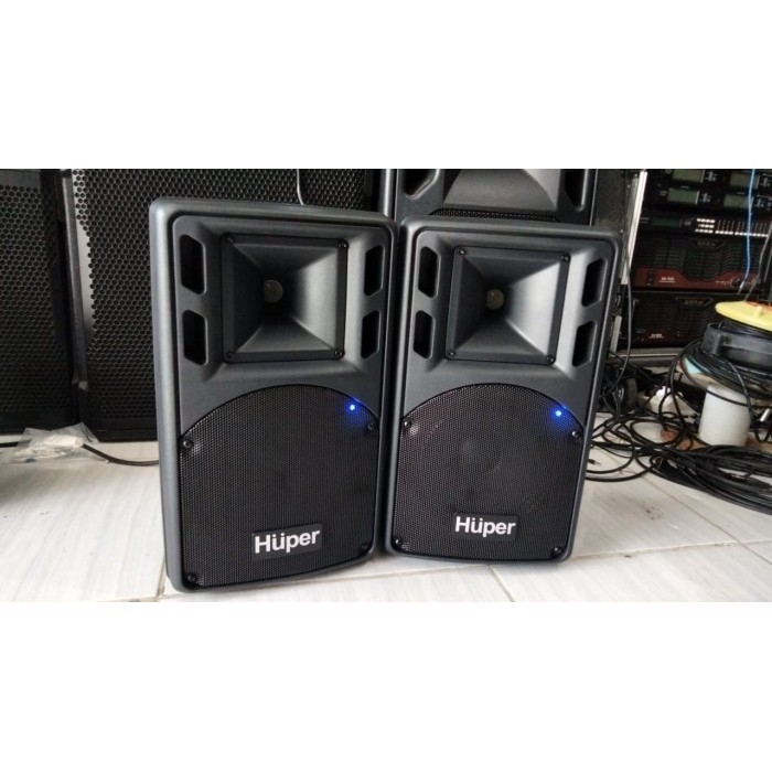 Speaker Aktif 8 Inch HUPER 08 HA 150 Original - Putih - Hitam