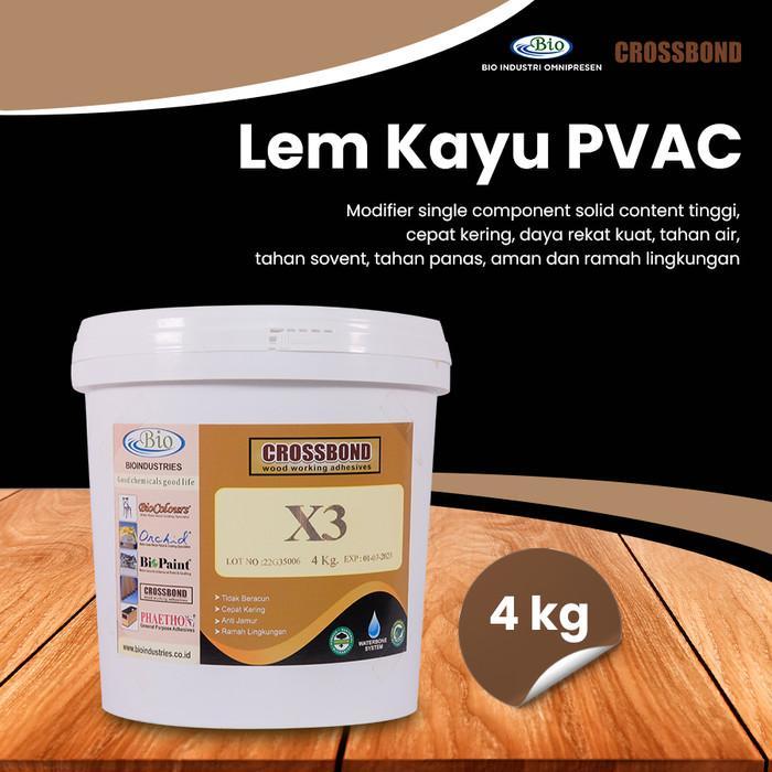 Lem Kayu Untuk Gitar Crossbond X3 Isi 4Kg