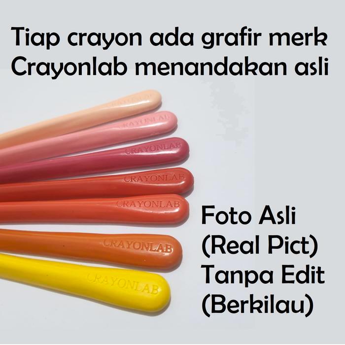 NEW - MAGIC CRAYON AJAIB SEGITIGA ASLI CRAYONLAB 24 36 WARNA
