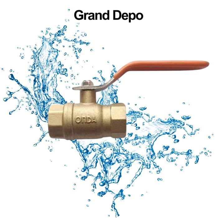 Ball Valve Kuningan 1" Onda / Ball Valve Onda / Stop Kran Kuningan Onda