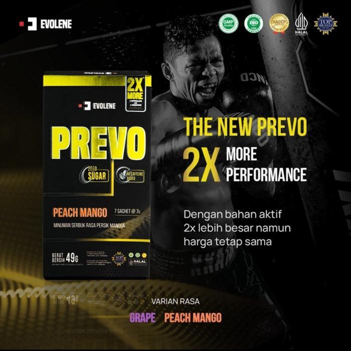 Ready Pwo Evolene Prevo 7Sachet Preworkout Bpom Halal
