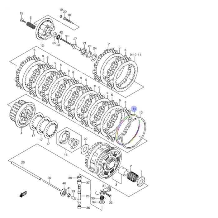 Sale Judder Spring Seat Suzuki Gsx-R1000 Gsxr1000 Gsx-R1000 Gsx1000
