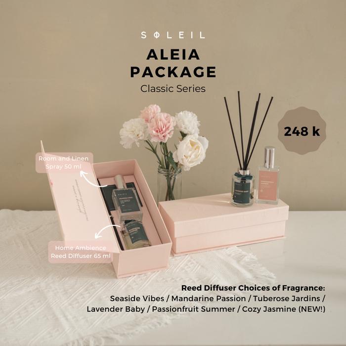 Reed Diffuser GIFT SET - Soleil Home - ALEIA PACKAGE (Hampers)