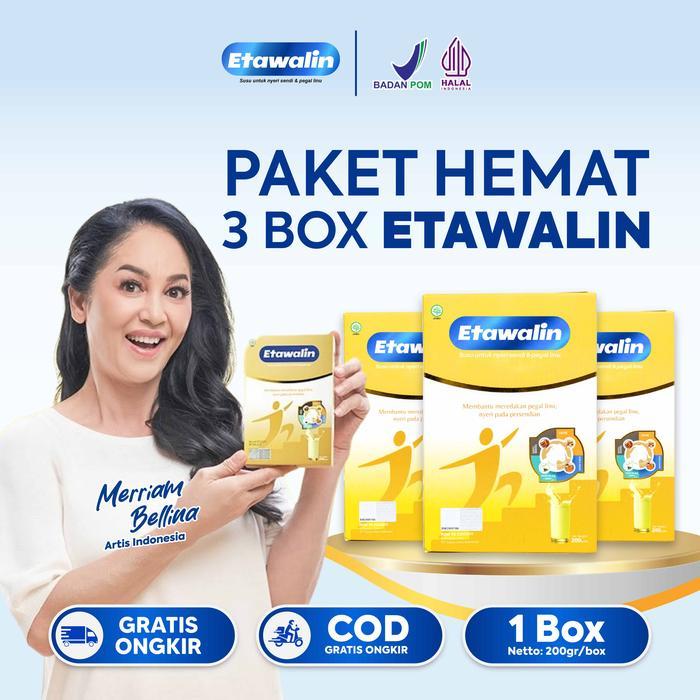 PAKET 3 BOX SUSU ETAWALIN LEBIH HEMAT I 200 GRAM ORIGINAL [BPOM] AKUN RESMI ETAWALIN BISA COD