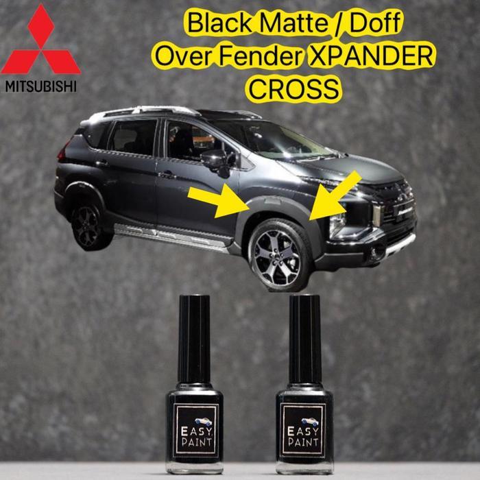 Cat Oles Black Doff Matte Mitsubishi Xpander Cross Hitam Kulit Jeruk