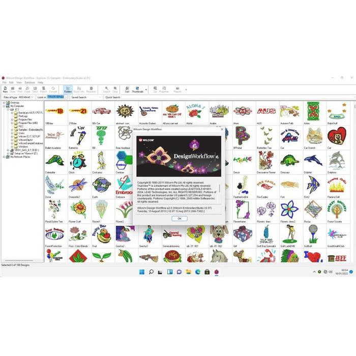 BEST SELLER WILCOM SOFTWARE EMBROIDERY DESIGN E2