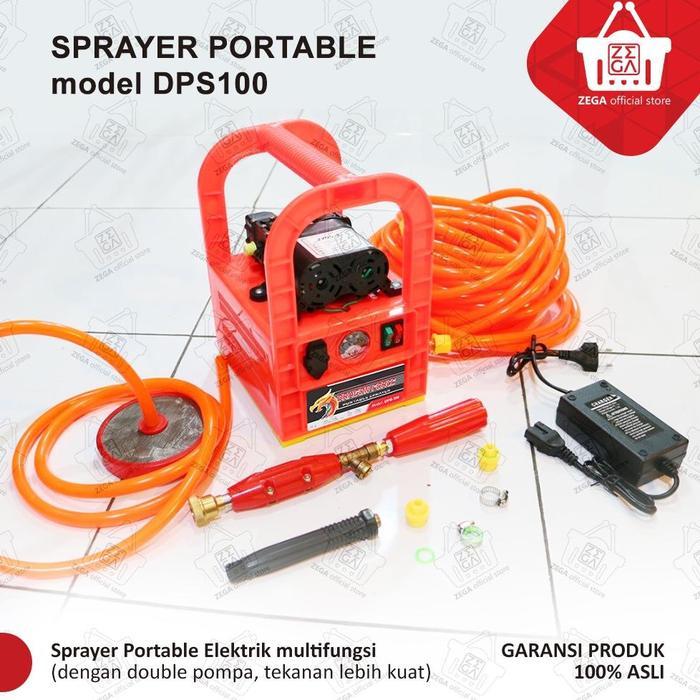 sarisa_shopp Portable Sprayer Elektrik / Pompa Portable DRAGON FORCE DPS-100