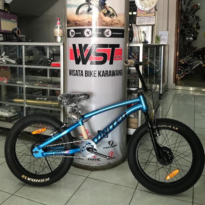 SEPEDA BMX 20 UNITED HANZO NEW MODEL - BIRU
