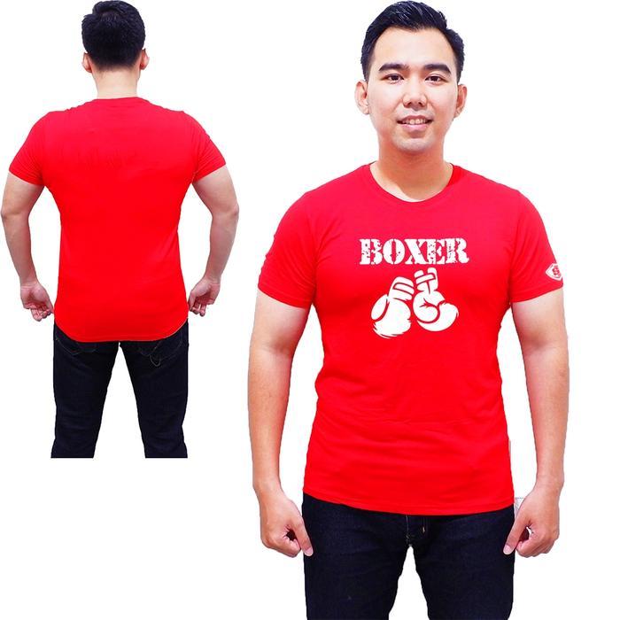 Kaos Gym Pria Petinju Boxer Bodyfit