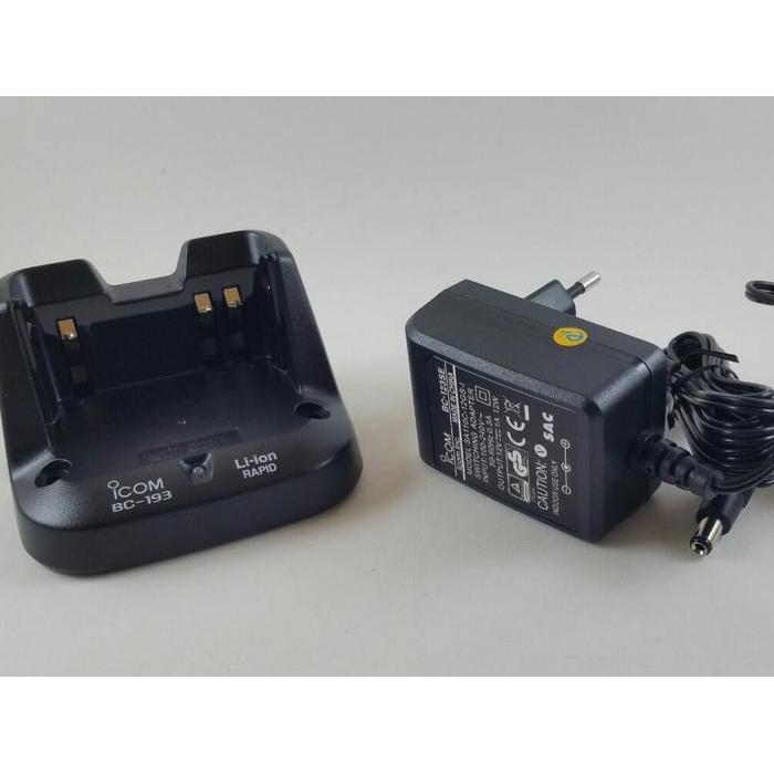 Icom BC-193 Rapid Charger HT IC-V80 Original Baru Cajer Desktop Adapter BC193 ICV80 V80