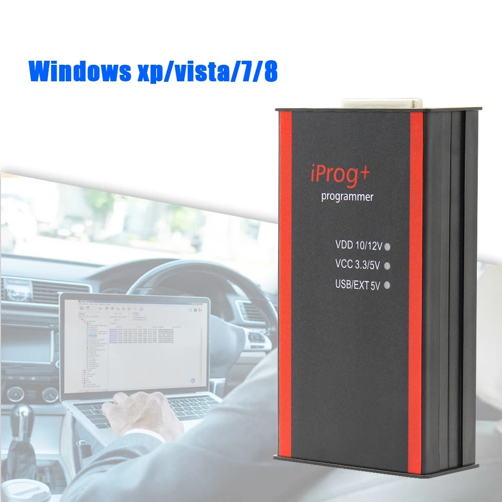 . Iprog Pro V89 Ecu Key Programmer Tool Iprog+ Eeprom Adapter Car Immo -