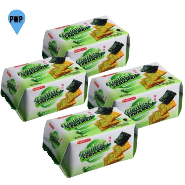 Khong Guan Biskuit Malkist Seaweed 135 Gr Paket 4 Pc