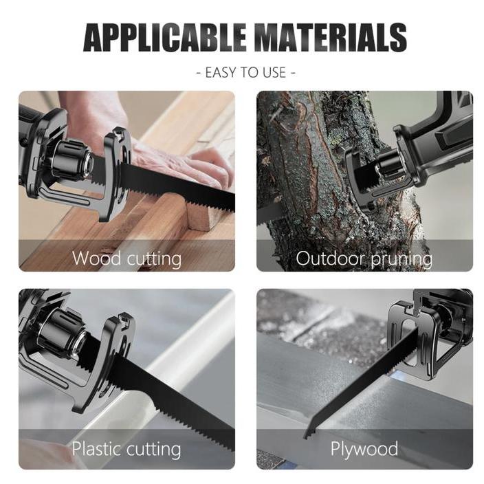 MATA GERGAJI RECIPROCATING SAW RECIPROCATING SAW BLADE SET PISAU GERGAJI KAYU & BESI (6TPI / 10TPI /