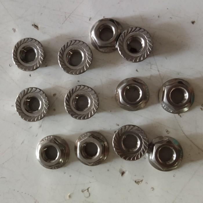 mur flange stainless304, m12 drat 1.25, drat halus