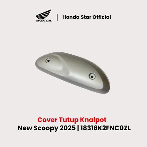 New Scoopy 2025 - Honda Ori Cover Tutup Knalpot / Mufler Cover - 18318K2Fnc0Zl