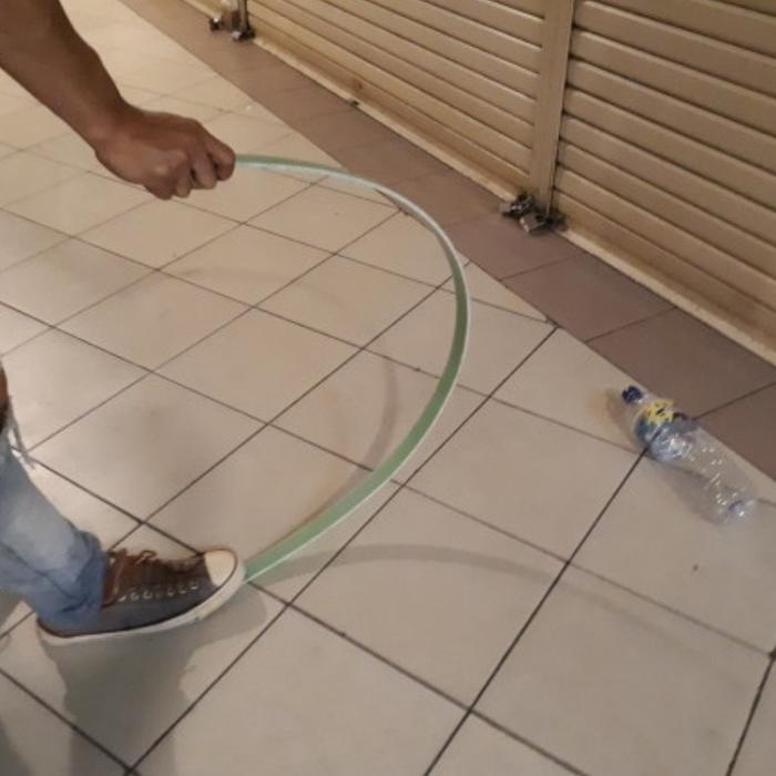 Epoxy Fiber Glass Bahan Busur Panah Ukuran 6mm x 4cm x 120cm