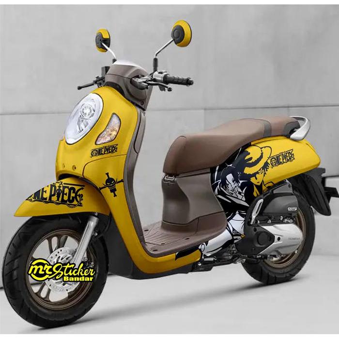 Decal Sticker Print Scoopy Full Body Motif One Piece Scoopy One Piece