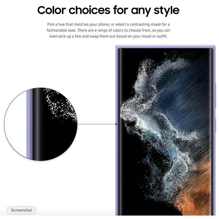 Case Samsung Galaxy S22 Ultra S22 Plus Samsung Silicone Cover Original