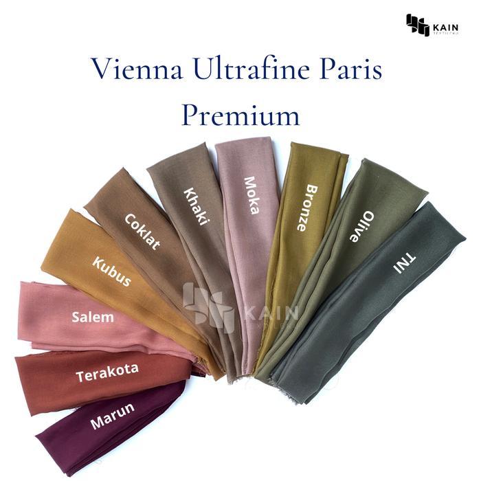 Bahan Kain Vienna Ultrafine Voal Paris Premium per 0,5 meter
