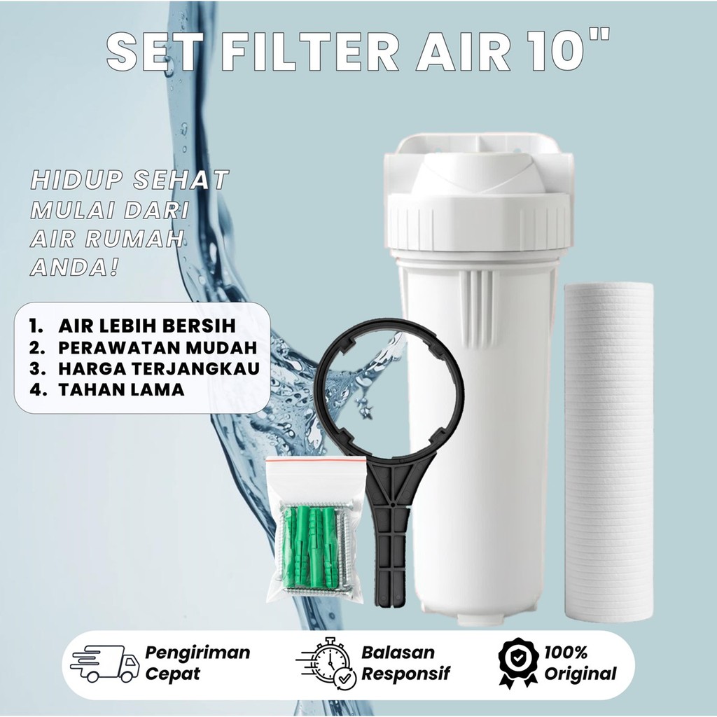 Filter Air 10 Inch + Filter PPF 5 Micron