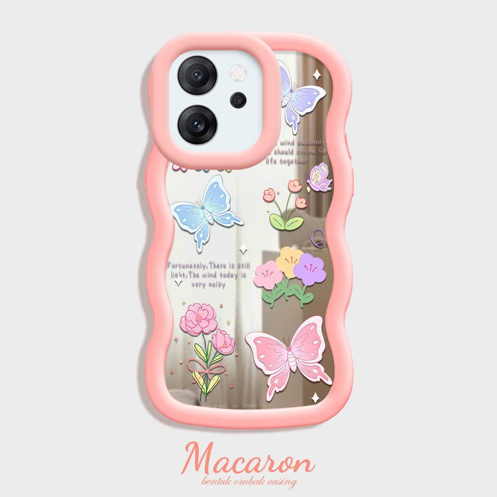 Casing Hp Untuk OPPP Reno 14F 5G Mirror Cassing Phone Berbagai Warna Case Mode Kesing MKL 4062 JZ