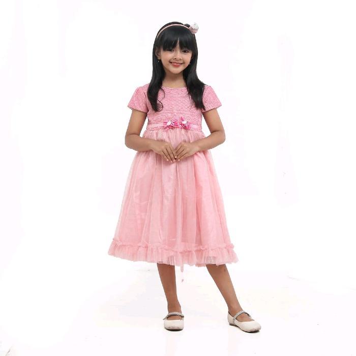 SALE Baju pesta anak / Gaun pesta anak / Dress anak perempuan Fashion 5-6 tahun warna hijau baju